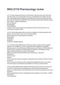 WGU D116 Pharmacology review  NEWEST 2026&sol;2027 ACTUAL EXAM COMPLETE QUESTIONS AND CORRECT DETAILED ANSWERS &lpar;VERIFIED ANSWERS&rpar; &vert;ALREADY GRADED A&plus;&vert;&vert;BRAND NEW&excl;&excl;