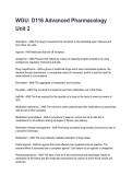 WGU&colon; D116 Advanced Pharmacology Unit 2  NEWEST 2026&sol;2027 ACTUAL EXAM COMPLETE QUESTIONS AND CORRECT DETAILED ANSWERS &lpar;VERIFIED ANSWERS&rpar; &vert;ALREADY GRADED A&plus;&vert;&vert;BRAND NEW&excl;&excl;