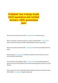 PCB3044 Test 4 Study Guide &lpar;UCF&rpar; questions and verified correct answer 100&percnt; guaranteed pass