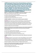 ATI PN Fundamentals Proctored Exam Practice Questions and Answers PDF &vert; Practical Nursing Fundamentals&comma; Basic Patient Care Skills&comma; Infection Control and Safety&comma; Vital Signs and Patient Assessment&comma; Nursing Ethics and Legal Responsibilities&comma; Documentation a