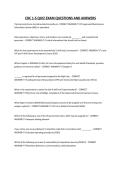 CDC 1-5 QUIZ EXAM QUESTIONS AND ANSWERS