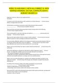 INTRO TO ASD EXAM 1 WITH ALL CORRECT & 100&percnt; VERIFIED ANSWERS &vert;ACTUAL COMPLETE EXAM &vert;ALREADY GRADED A&plus;