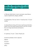 NBRC TMC PREPARATION TEST 2026 QUESTIONS AND CORRECT ANSWERS GRADED A&plus;