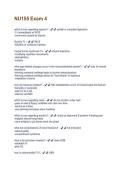 NU155 Exam 4 Questions and Answers with complete