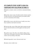 ATI COMPLETE STUDY SCRIPT B 2026 FULL QUESTIONS WITH SOLUTIONS SCORED A&plus;