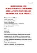 NSG 526 EXAM 1 2026 LATEST  QUESTIONS AND ANSWERS&vert; ACE  YOUR GRADES&period;
