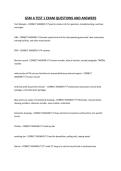 GSM A TEST 1 EXAM QUESTIONS AND ANSWERS