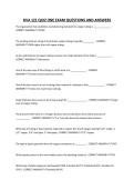 HVA 121 QUIZ ONE EXAM QUESTIONS AND ANSWERS