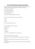 NURS 143 MIDTERM FINAL QUESTIONS AND ANSWERS&period;