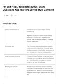 PN Exit Hesi &sol; Rationales &lpar;2026&rpar; Exam Questions And Answers Solved 100&percnt; Correct&excl;&excl;