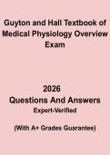 Guyton and Hall Textbook of Medical Physiology &vert; Overview and Study Guide PDF