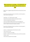 WGU Introduction to Sociology - C273 EXAM WITH 113 QUESTIONS AND ANSWERS NEW EDITION RATED A&plus; 2026