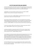 NJE TEST EXAM QUESTIONS AND ANSWERS