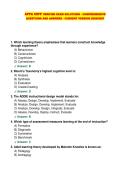 APPA CEFP VERIFIED EXAM SOLUTIONS - COMPREHENSIVE QUESTIONS AND ANSWERS - CURRENT VERSION 2026&sol;2027