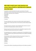 WGU D483 Comp Tia SysA&plus; Study Questions and answers Newest RATED A&plus; 2025&sol;2026 WITH COMPLETE SOLUTION NEW&excl;&excl;