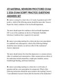 ATI MATERNAL NEWBORN PROCTORED EXAM 2 2026 EXAM SCRIPT PRACTICE QUESTIONS ANSWERS SET