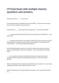 ITI Final Exam with multiple choices questions and answers&period;