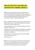 PNVN 1631 PRACTICE EXAM PAPER 2026 QUESTIONS WITH ANSWERS GRADED A&plus;