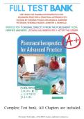 PHARMACOTHERAPEUTICS FOR  ADVANCED PRACTICE A PRACTICAL APPROACH 5TH  EDITION BY VIRGINIA POOLE ARCANGELO&semi; ANDREW  PETERSON&semi; VERONICA WILBUR&semi; JENNIFER A&period; REINHOLD 