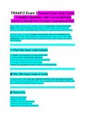 TRA4012 Exam 2 Study Guide 2026&sol;2027 &vert; Complete Exam Review with Practice Questions & Verified Answers