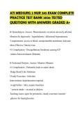 ATI MEDSURG 2 NUR 265 EXAM COMPLETE PRACTICE TEST BANK 2026 TESTED QUESTIONS WITH ANSWERS GRADED A&plus;