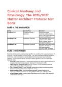 EXAM PREP&colon; Clinical Anatomy & Physiology Test Bank &vert; Saladin 10th Edition Updates & 2026&sol;2027 Guidelines &vert; With Detailed Rationales