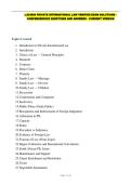 LJU4804 PRIVATE INTERNATIONAL LAW VERIFIED EXAM SOLUTIONS - COMPREHENSIVE QUESTIONS AND ANSWERS - CURRENT VERSION