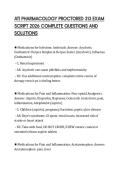 ATI PHARMACOLOGY PROCTORED 313 EXAM SCRIPT 2026 COMPLETE QUESTIONS AND SOLUTIONS