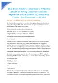 BKAT Exam 2026&sol;2027&colon; Comprehensive 75-Question Critical Care Nursing Competency Assessment &vert; Aligned with AACN Guidelines & Evidence-Based Practice &ndash; Pass Guaranteed - A&plus; Graded
