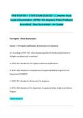 FIRE FIGHTER 1 STATE EXAM 2026&sol;2027 &vert; Complete Study Guide & Examination &vert; NFPA 1010 Aligned &vert; IFSAC&sol;ProBoard Accredited &vert; Pass Guaranteed - A&plus; Graded