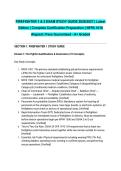 FIREFIGHTER 1 & 2 EXAM STUDY GUIDE 2026&sol;2027 &vert; Latest Edition &vert; Complete Certification Preparation &vert; NFPA 1010 Aligned &vert; Pass Guaranteed - A&plus; Graded