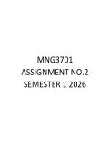 MNG3701 Assessment 2 Semester 1 2026 solutions
