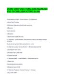 ECMO COMPLICATIONS&comma; EMERGENCIES AND TROUBLESHOOTING EXAM QUESTIONS AND ANSWERS &vert; LATEST UPDATE &vert;FULLY SOLVED 