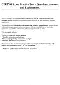 CPR3701 Exam Practice Test &ndash; Questions&comma; Answers&comma; and Explanations&period;