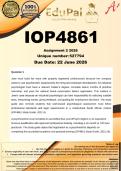 IOP4861 Assignment 3 &lpar;COMPLETE ANSWERS&rpar;  2026 - DUE 22 June 2026