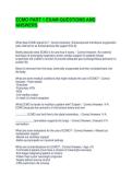 ECMO PART 1 EXAM QUESTIONS AND ANSWERS