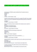 ECMO QUIZ WITH COMPLETE SOLUTIONS