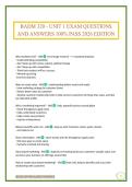 BADM 320 - UNIT 1 EXAM QUESTIONS AND ANSWERS 100&percnt; PASS 2026 EDITION