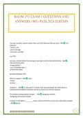 BADM 353 EXAM 1 QUESTIONS AND ANSWERS 100&percnt; PASS 2026 EDITION