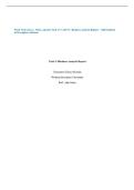 WGU C216 Task 2 - MBA capstone Task 2 V1 and V2 &vert; Business Analysis Reports &ndash; 2026 Updated with complete solutions&period;