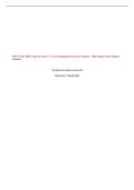 WGU C216 MBA capstone Task 1&comma;2 and 3 Bundled with complete solution&period;