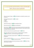 LCAS EXAM QUESTIONS AND ANSWERS 100&percnt; PASS 2026 EDITION