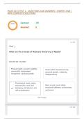 PNUR 1013 TEST 1 - QUESTIONS AND ANSWERS &vert; WINTER 2026 &vert; WITH COMPLETE SOLUTION&period;&excl;