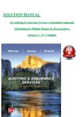 Auditing & Assurance Services&colon; A Systematic Approach &lpar;12th Edition&rpar; &ndash; Complete Solution Manual with Chapter-by-Chapter Answers