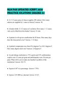 NLN PAX UPDATED SCRIPT 2026 PRACTICE SOLUTIONS GRADED A&plus;
