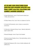 ATI PN MED SURG PROCTORED EXAM QUESTION AND ANSWERS UPDATED 2025 FINAL SCRIPT 2026 FULL SOLUTIONS AND CORRECT ANSWERS GRADED A&plus;