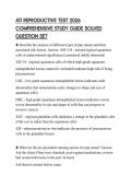 ATI REPRODUCTIVE TEST 2026 COMPREHENSIVE STUDY GUIDE SOLVED QUESTION SET