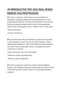 ATI REPRODUCTIVE TEST 2026 FINAL REVIEW BUNDLED SOLUTION PACKAGE