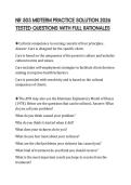 NR 503 MIDTERM PRACTICE SOLUTION 2026 TESTED QUESTIONS WITH FULL RATIONALES