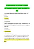 IFSTA Essentials of Fire Fighting&comma; 7th Edition Fire Dynamics COMPLETE EXAM&vert; 2026 EXPECTED TEST